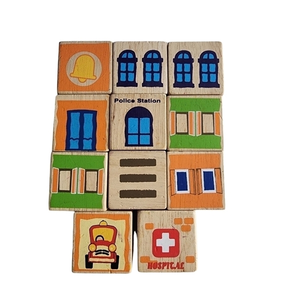 Kids lot of 11 building blocks AS seen - Picture 1 of 6